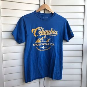 Columbia 100% Cotton Blue Men's Small T-shirt